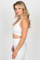 Cut-Out Top | White Cut-Out Top | White