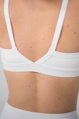 V-Back Top | White V-Back Top | White
