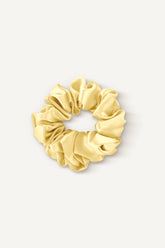 Midi Silk Scrunchie | Lemon
