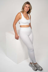 Core Leggings | White Core Leggings | White