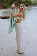 Beach Towel | Ocean Monogram Beach Towel | Ocean Monogram