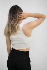 2. Wahl Crop Top I Off-White 2. Wahl Crop Top I Off-White