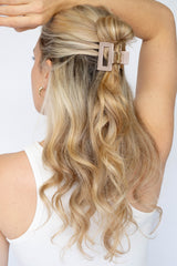 Haarklammer Square | Almond Haarklammer Square | Almond