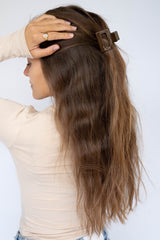 Haarklammer Square | Espresso Haarklammer Square | Espresso