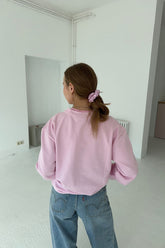 Midi Silk Scrunchie | Pink