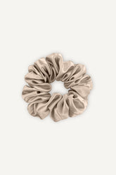 Midi Silk Scrunchie | Champagne