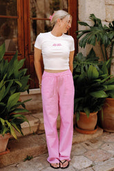 Everyday Pants | Pink Stripes