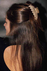 Statement Clip | Gold Glitter