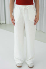 Linen Pants | White Linen Pants | White