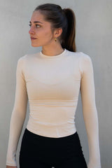 Long Sleeve T-Shirt | Sand Long Sleeve T-Shirt | Sand