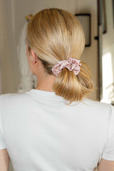 Midi Silk Scrunchie | Soft Pink Midi Silk Scrunchie | Soft Pink