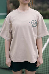 Oversized T-Shirt | Beige Oversized T-Shirt | Beige