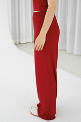 Palazzo Hose | Cherry Red Palazzo Hose | Cherry Red