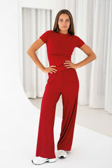 Palazzo Hose | Cherry Red Palazzo Hose | Cherry Red