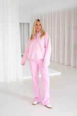 Quarter Zip Sweatshirt | Pink Quarter Zip Sweatshirt | Pink