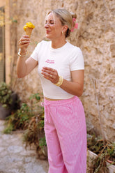 Ribbed Crop T-Shirt | Easy Peasy