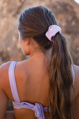 Scrunchie | Shiny Lilac Scrunchie | Shiny Lilac