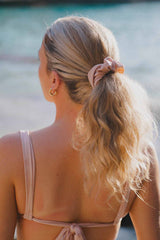 Scrunchie | Shiny Sand Scrunchie | Shiny Sand