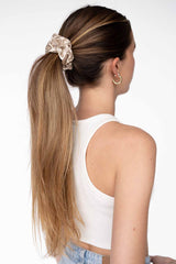 Midi Silk Scrunchie | Champagne Midi Silk Scrunchie | Champagne