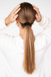 Silk Scrunchies 3er Set | Black