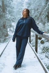 Quarter Zip Sweatshirt | Navy Quarter Zip Sweatshirt | Navy