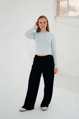 Straight Leg Hose | Black Straight Leg Hose | Black