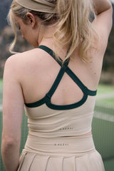 Tennis Top | Beige Tennis Top | Beige