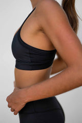 V-Back Top | Black V-Back Top | Black