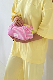 Kosmetiktasche | Pink Stripes