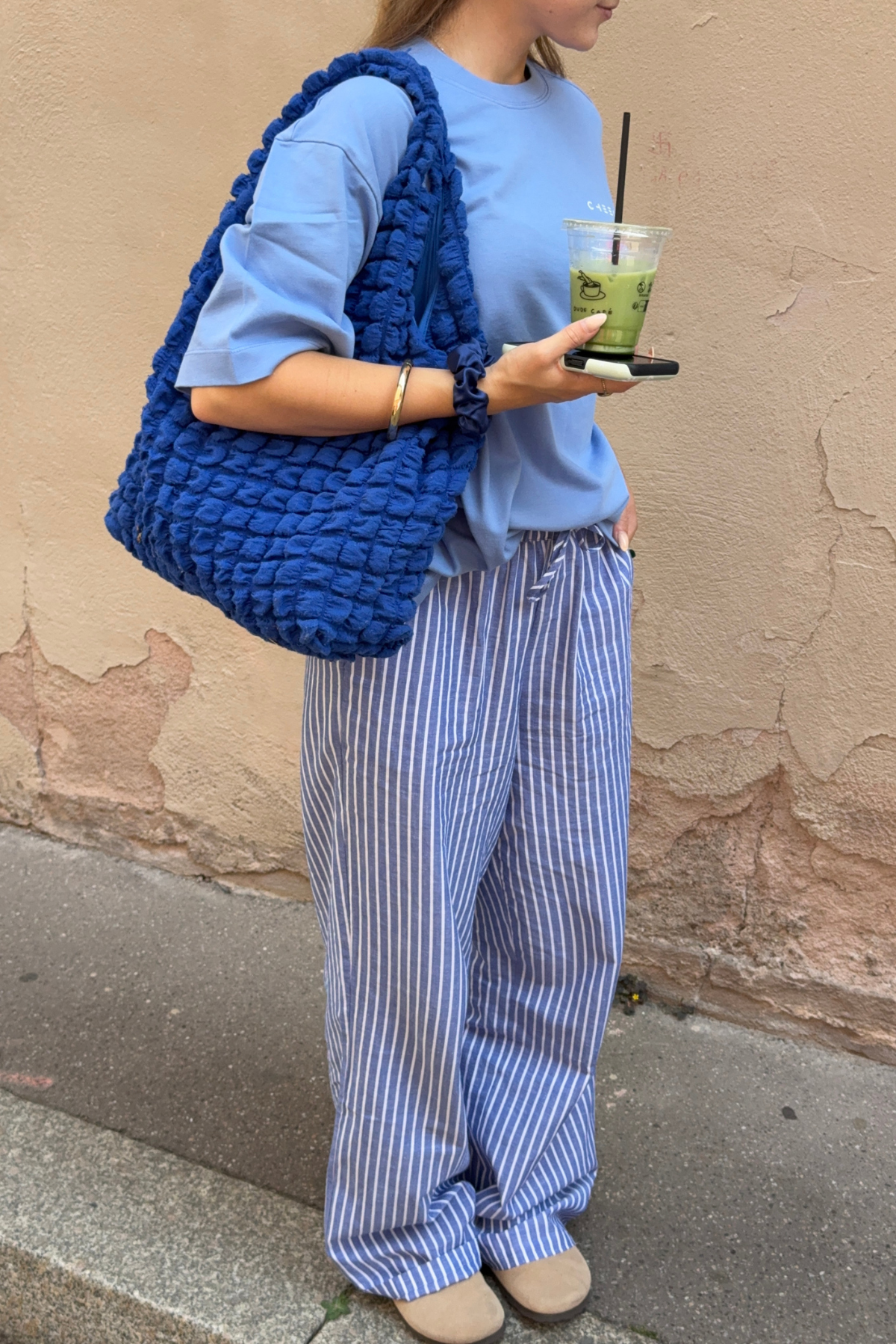 Everyday Pants | Blue Stripes