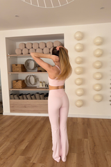 Flare Yoga Hose | Soft Pink