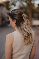 Haarklammer Square | Caramel