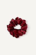 Midi Silk Scrunchie | Santa Red