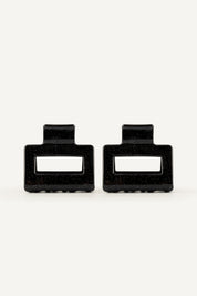 2. Wahl Mini Square 2er Set | Black Glitter