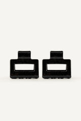 2. Wahl Mini Square 2er Set | Black Glitter
