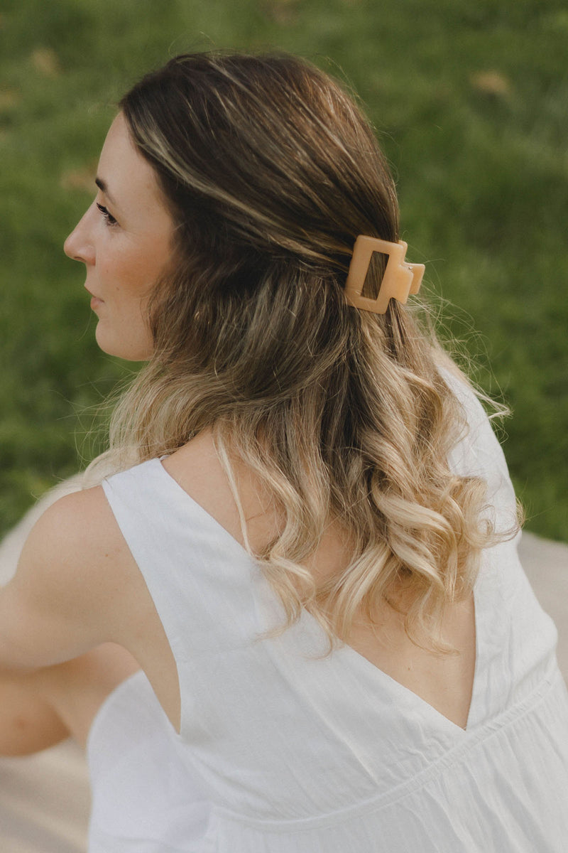 Haarklammer Square | Peach