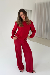 Sweatshirt | Cherry Red