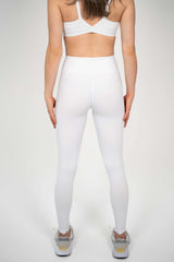 Crossover Leggings | White