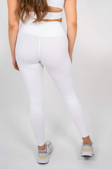 Crossover Leggings | White