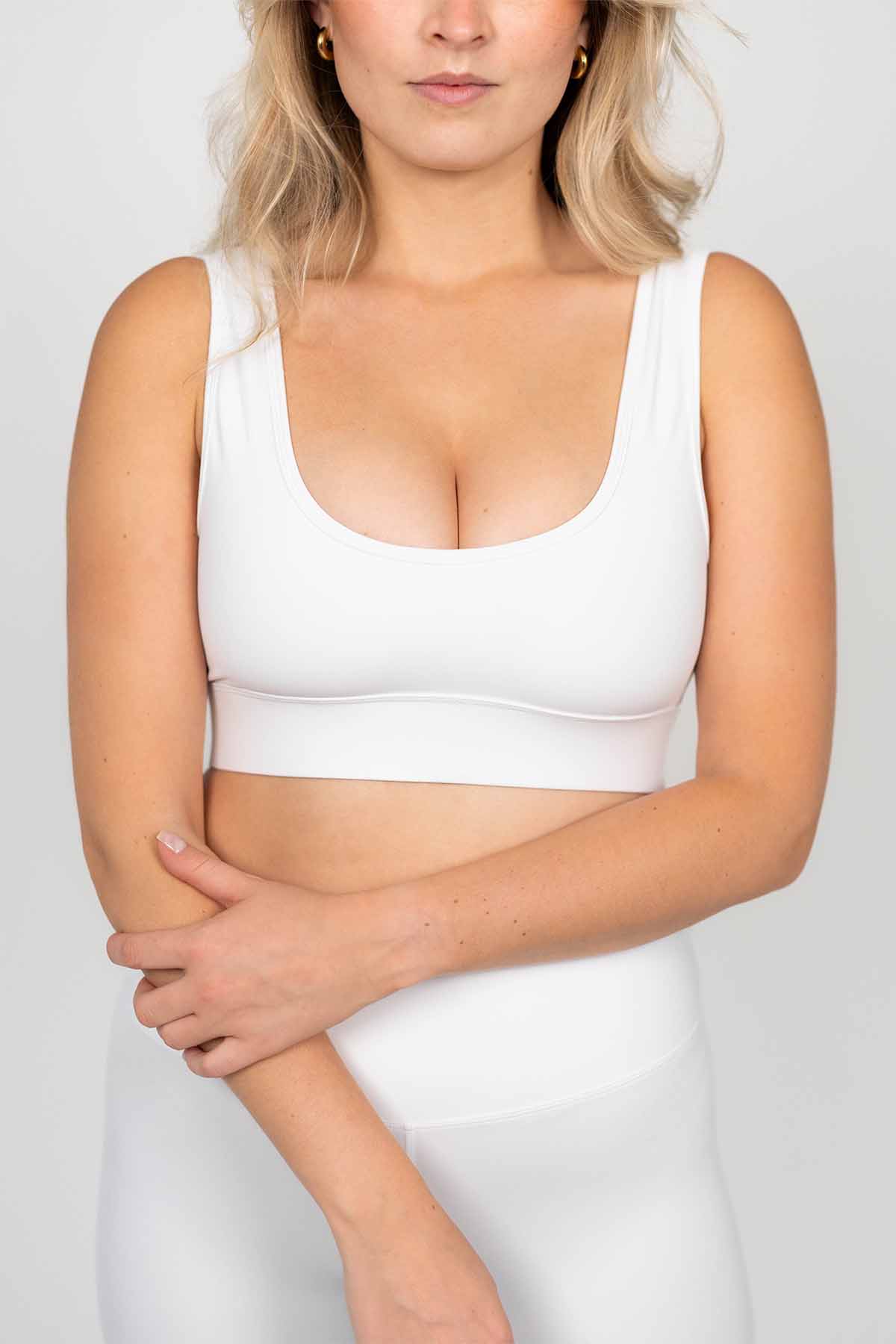 Cut-Out Top | White