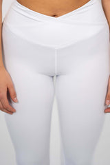 Crossover Leggings | White