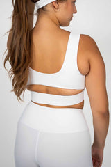 Cut-Out Top | White