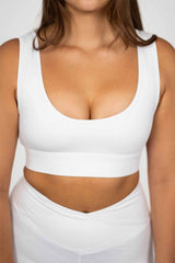 Cut-Out Top | White