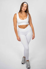 Cut-Out Top | White