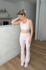Flare Yoga Hose | Soft Pink