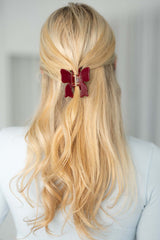 Bow Clip | Santa Red