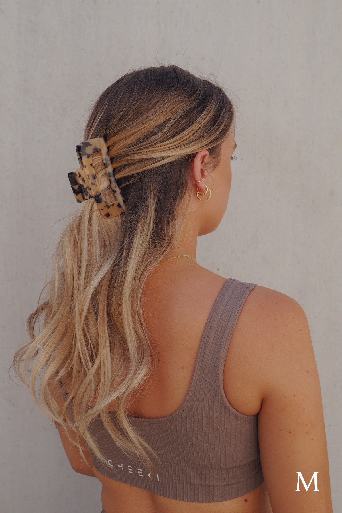 GANPUB Braune Haarklammern, Französischer Stil, Mittelgroße Haarklammer