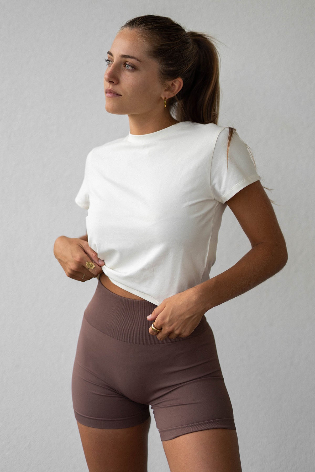 Ivy Shorts | Taupe