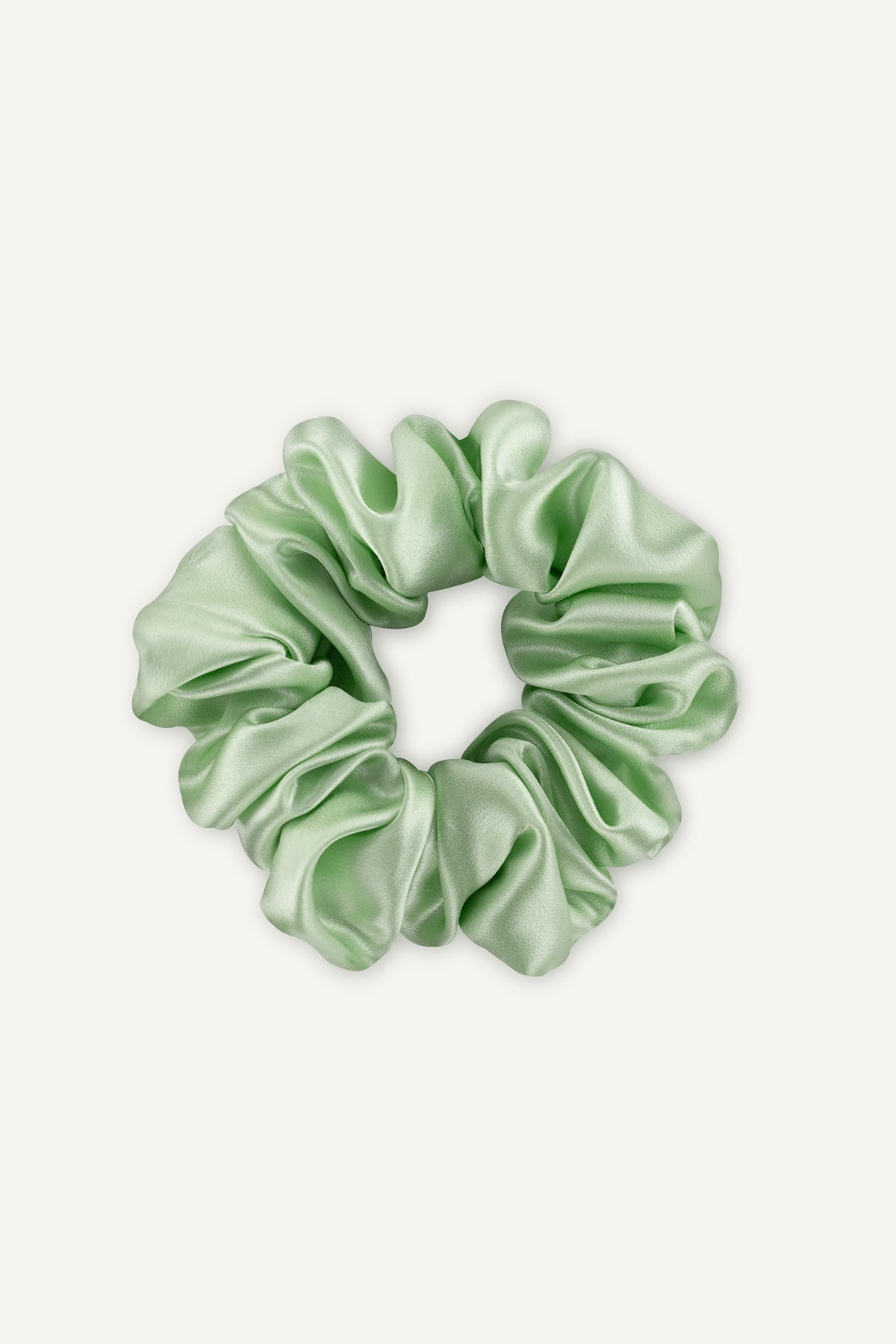 Midi Silk Scrunchie | Mint