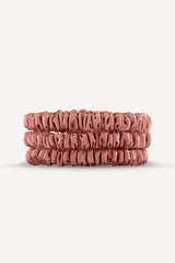 Silk Scrunchies 3er Set | Rose
